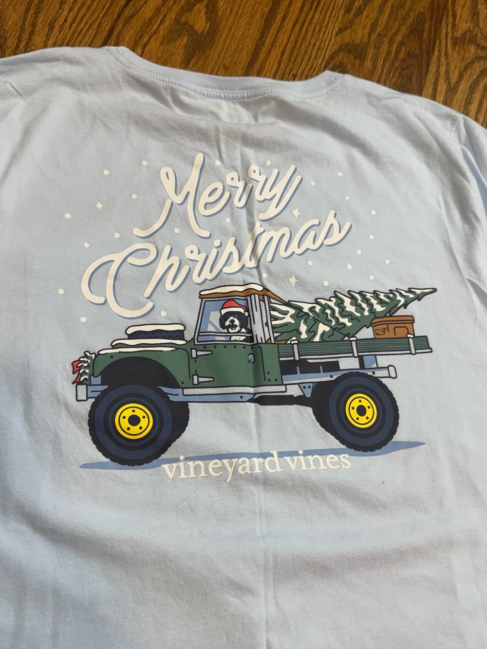 Vineyard Vines Bernedoodle Christmas shirt